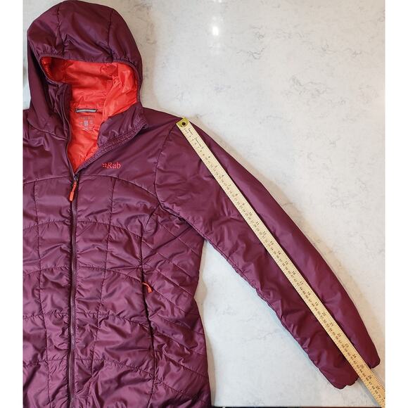 RAB Xenon 2.0 Puffer Jacket Primaloft Pertex Quantum Ripstop Wine Women's Large - Picture 11 of 16